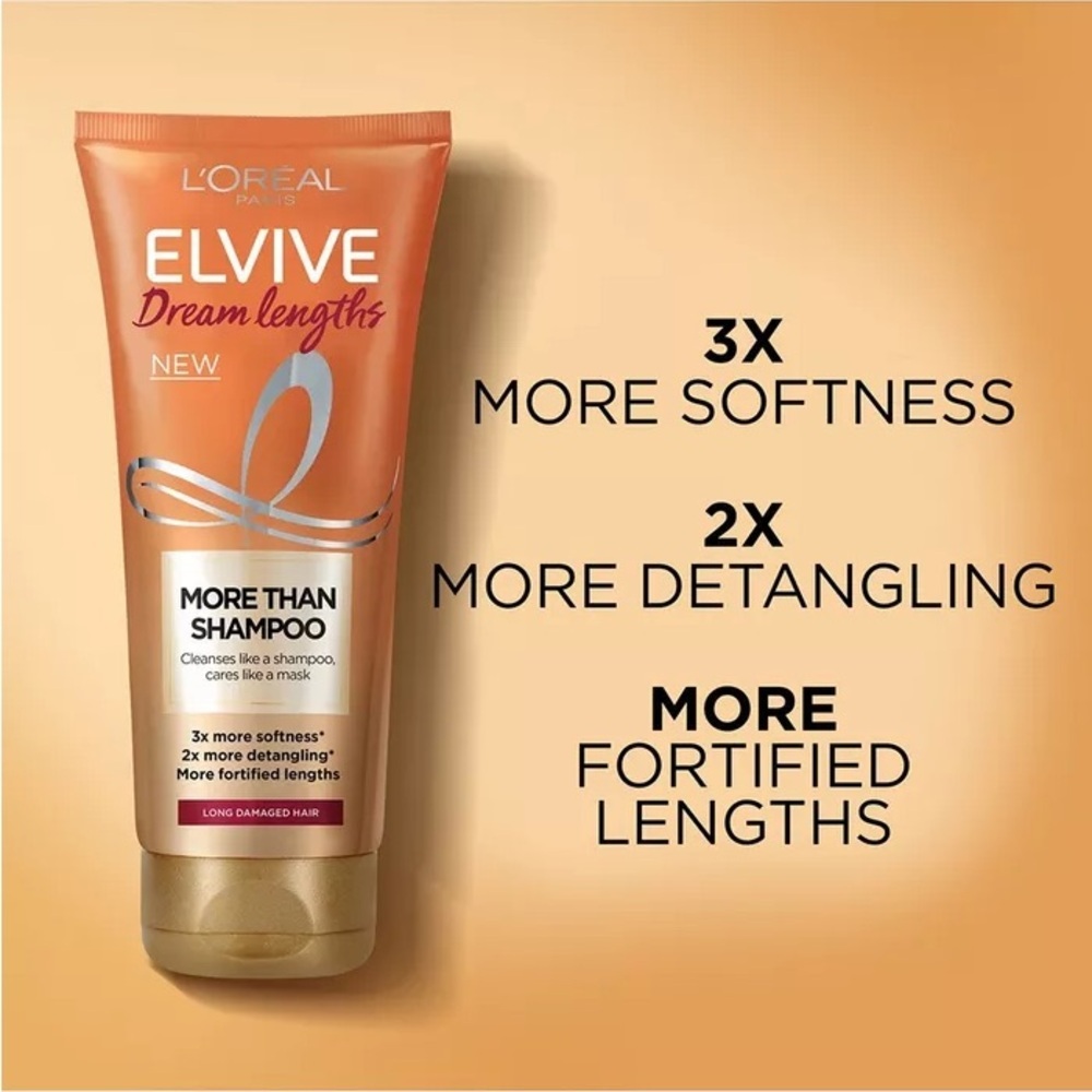 L’Oréal Paris Dream Lengths Shampoo Hair Care 200ml - Picture 2 of 7